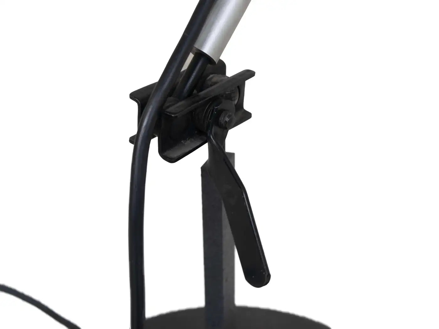 PAIR VERY RARE ARTEMIDE ITALY ENZO MARI and G. FASSINA ADJUSTABLE AGGREGATO 1970s TABLE LAMPS