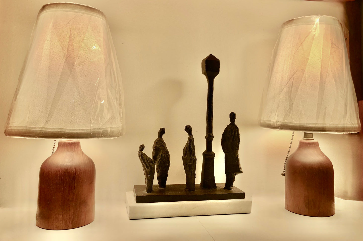 UNSIGNED BRONZE MAQUETTE in the style of WILLIAM McELCHERAN