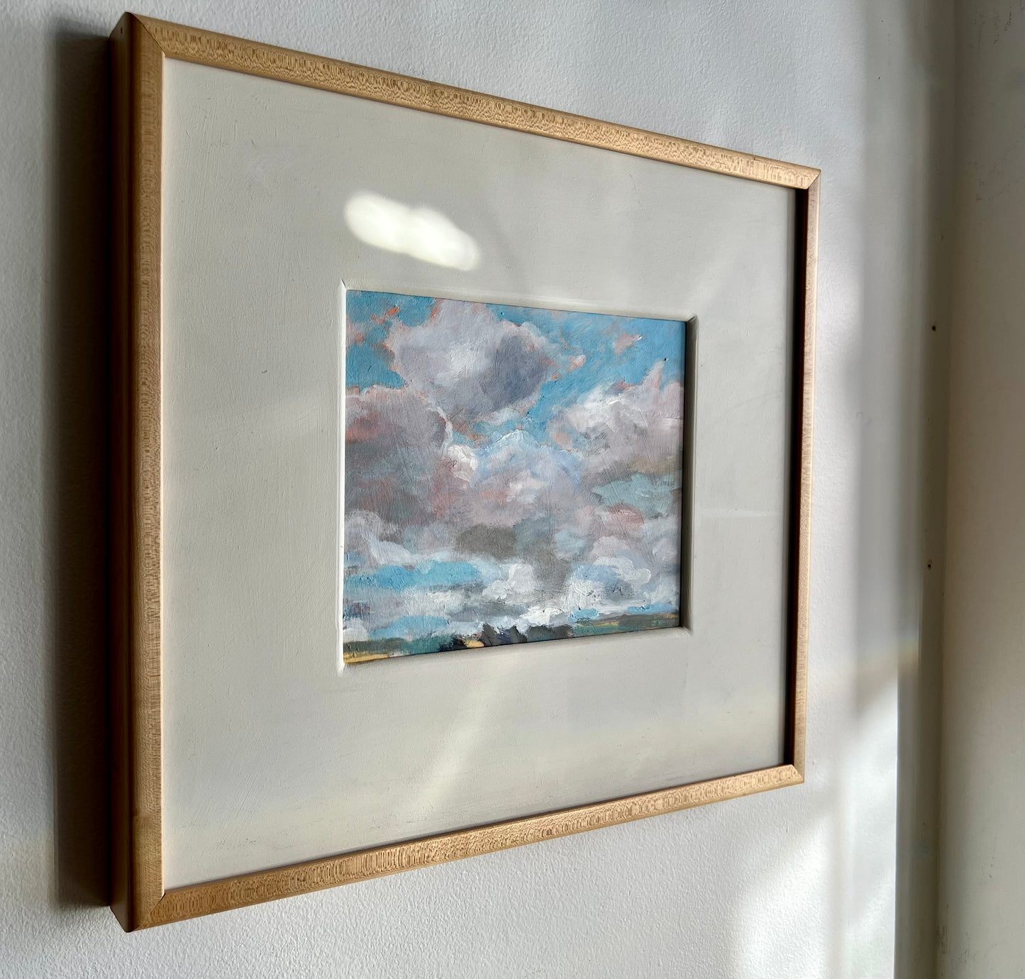 CANADIAN LISTED ARTIST JIM STOKES 'ROLLING CLOUD' ACRYLIC on PANEL PAINTING