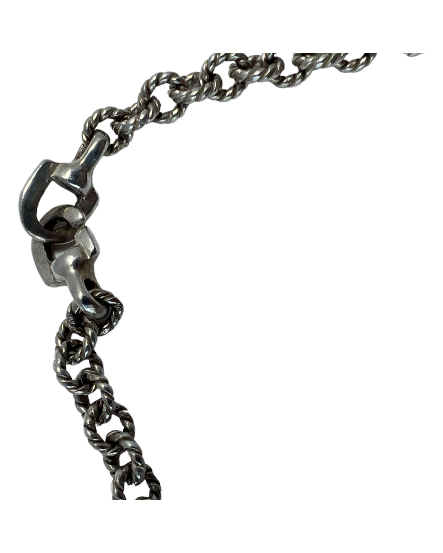 EARLY MODERNIST TANE STERLING SILVER DISC/TUBE CHAIN UNIQUE STATEMENT NECKLACE