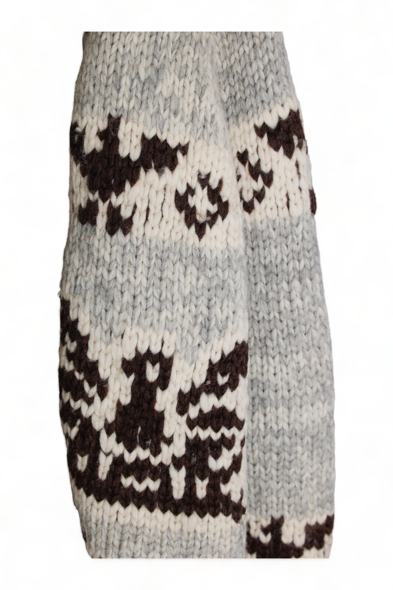 COWICHAN EAGLE WOOL KNIT SWEATER