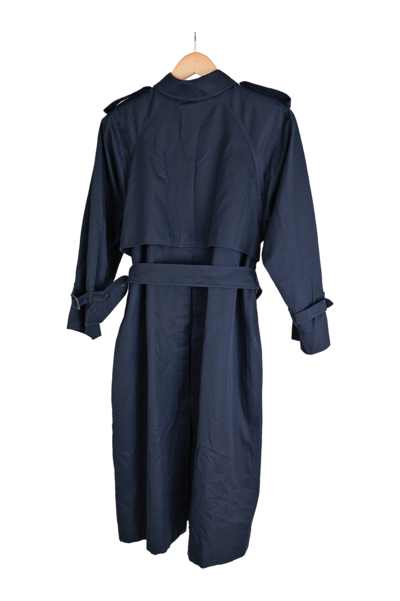 ICONIC VINTAGE BURBERRY PRORSUM NAVY BLUE TRENCH COAT