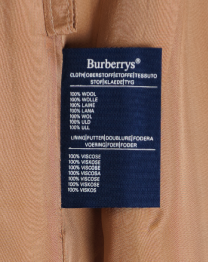 VINTAGE BURBERRY WOOL NOVA CHECK PLAID PLEATED A-LINE LONG MIDI SKIRT