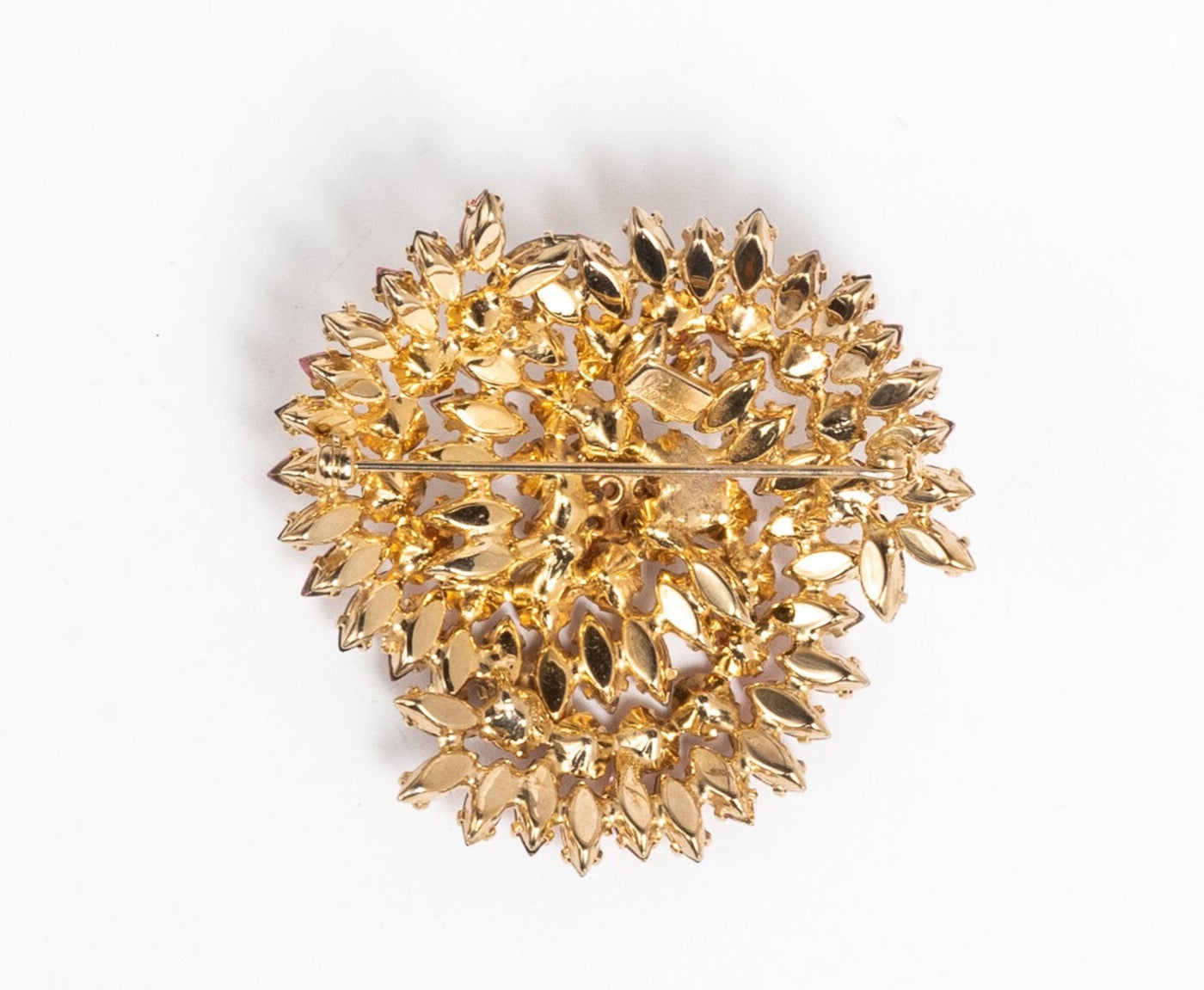 SHERMAN PINK & GREEN PINWHEEL BROOCH | PIN