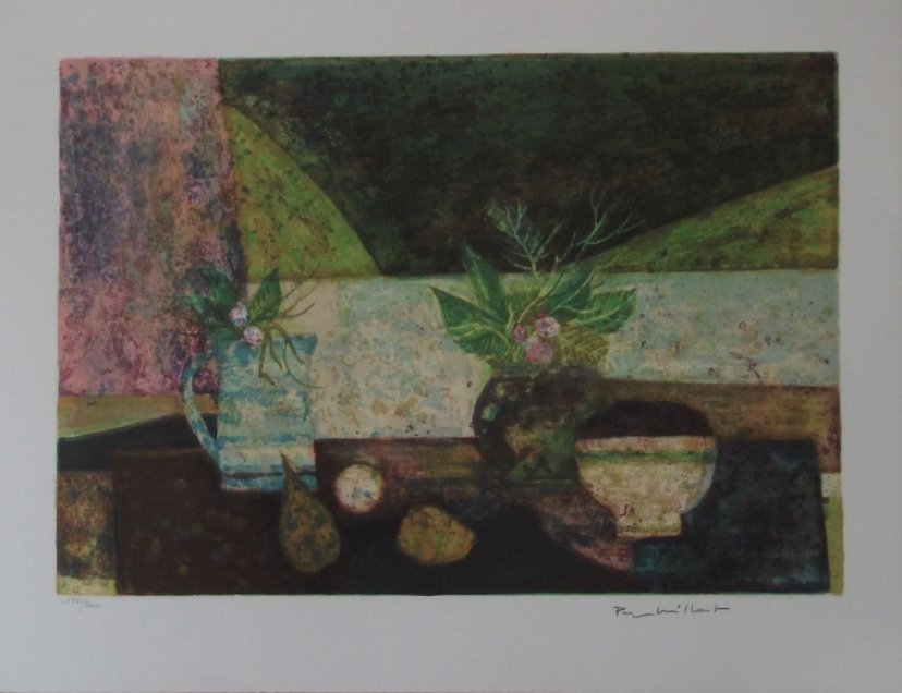 GARDENERS & PLANT PERSONS DELIGHT: STUDIO ART 'NATURE MORTE' by FRENCH ARTIST JEAN-PIERRE POPHILLAT