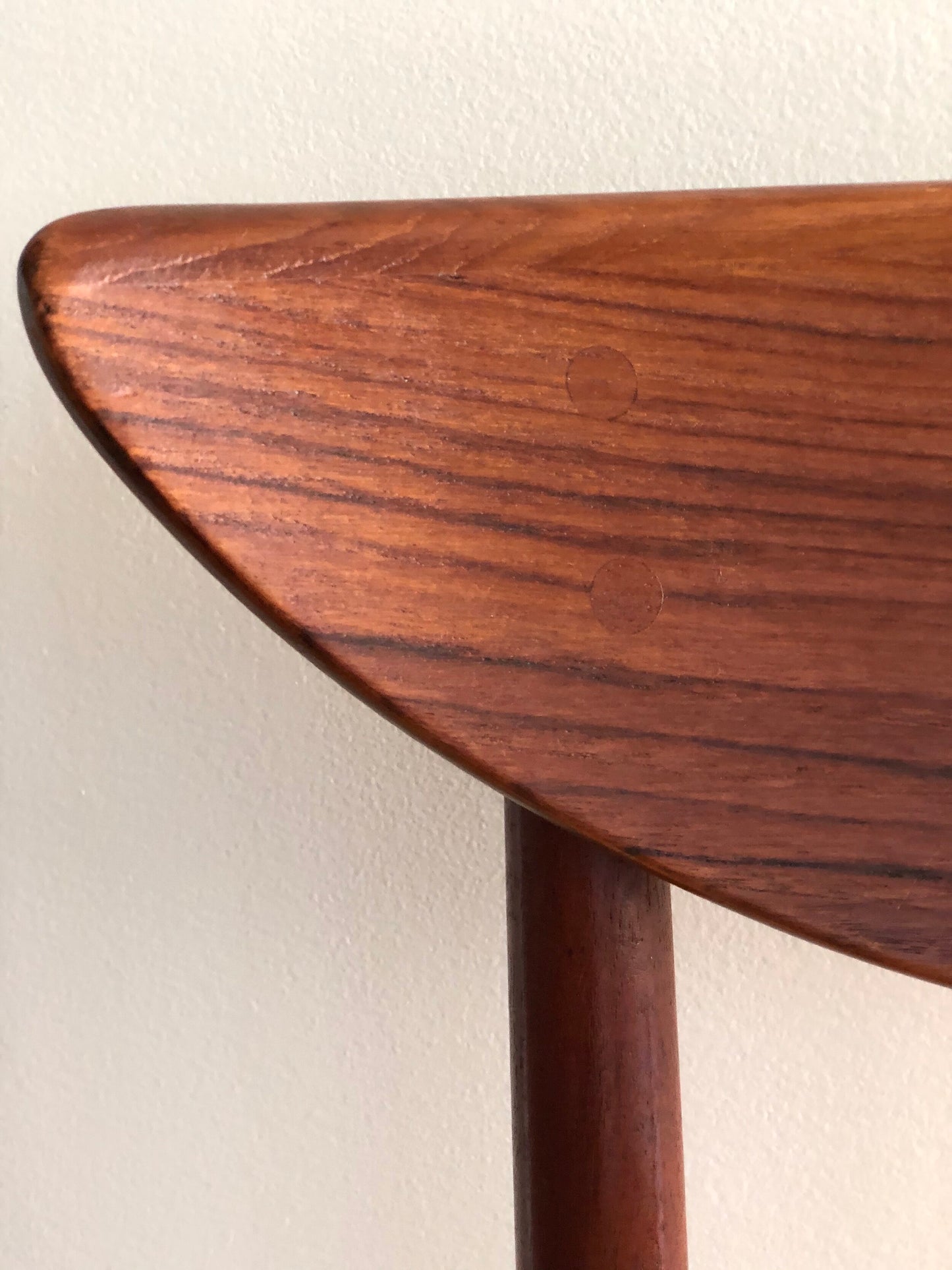 SINGLE PETER HVIDT / ORLA MOLGAARD SOLID TEAK SIDE CHAIR