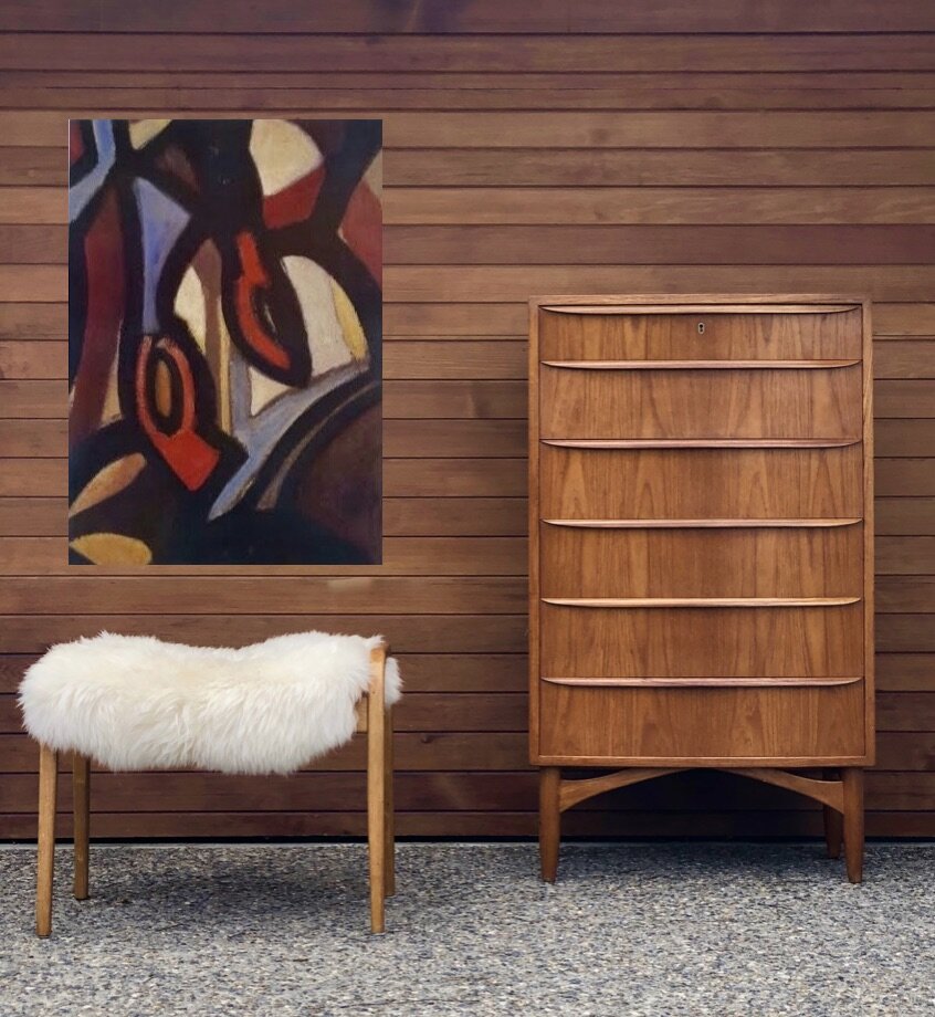 DØMMESTRUP DENMARK INCREDIBLE QUALITY & DESIGN
TEAK TALLBOY DRESSER