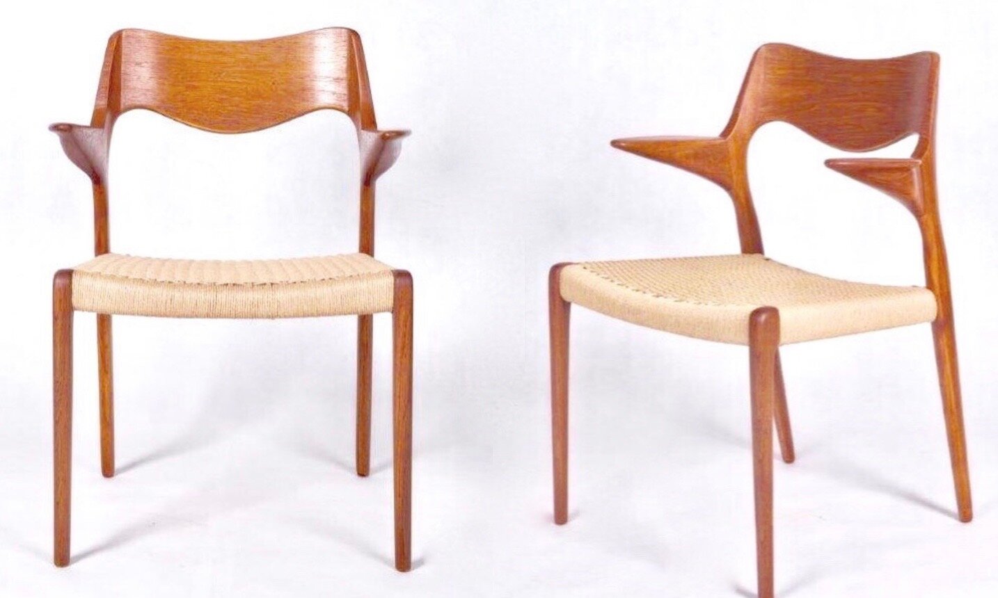 STELLAR PAIR/ MOLLER #55 /DINING CHAIR