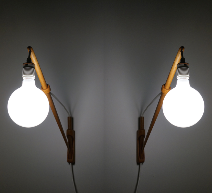 LISA JOHANSSON PAPE RARE WALL SCONCES - PAIR FINLAND