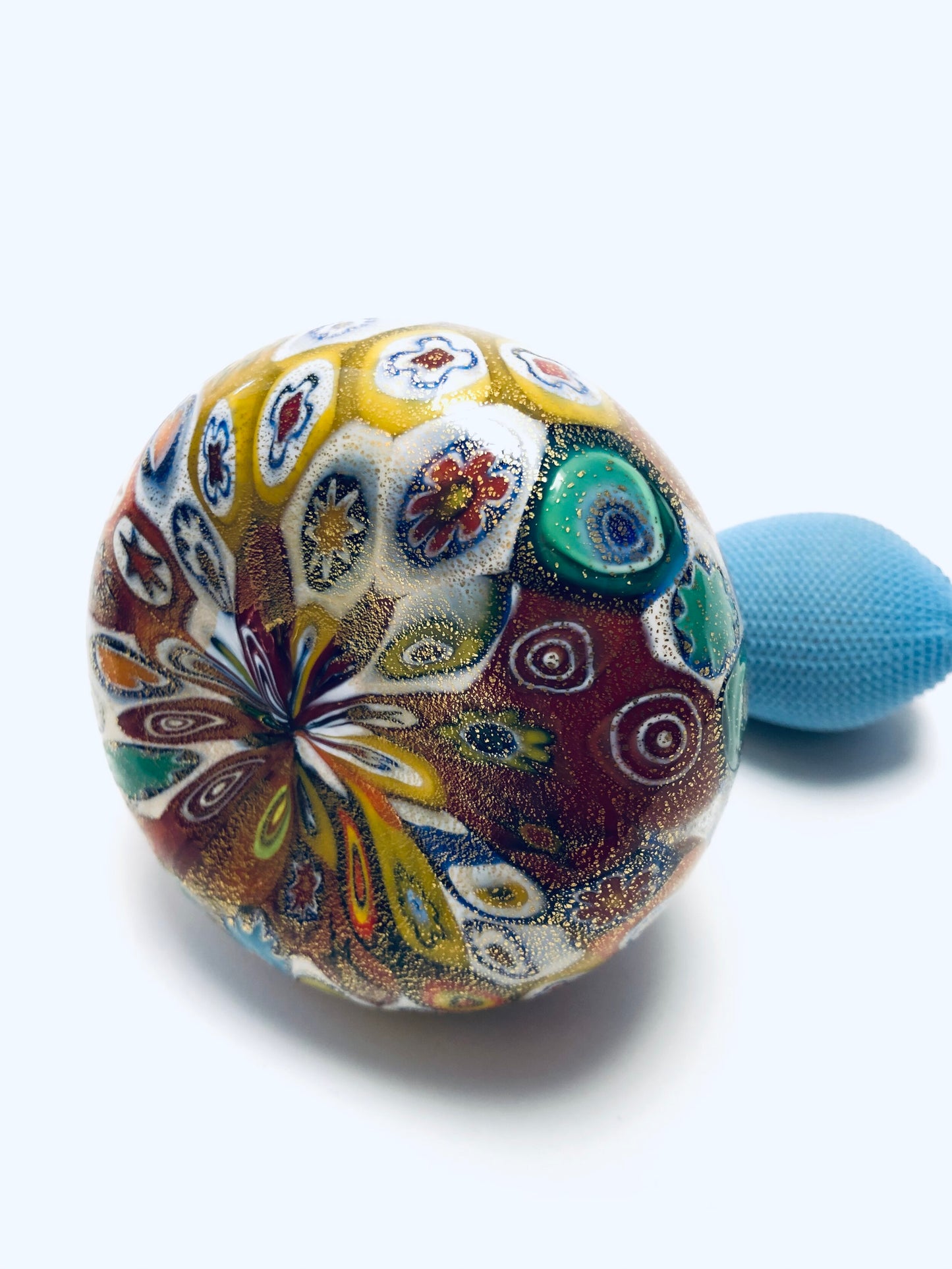 MURRINA MILLEFIORI GLASS PERFUME DECANTER w/ ATOMISER