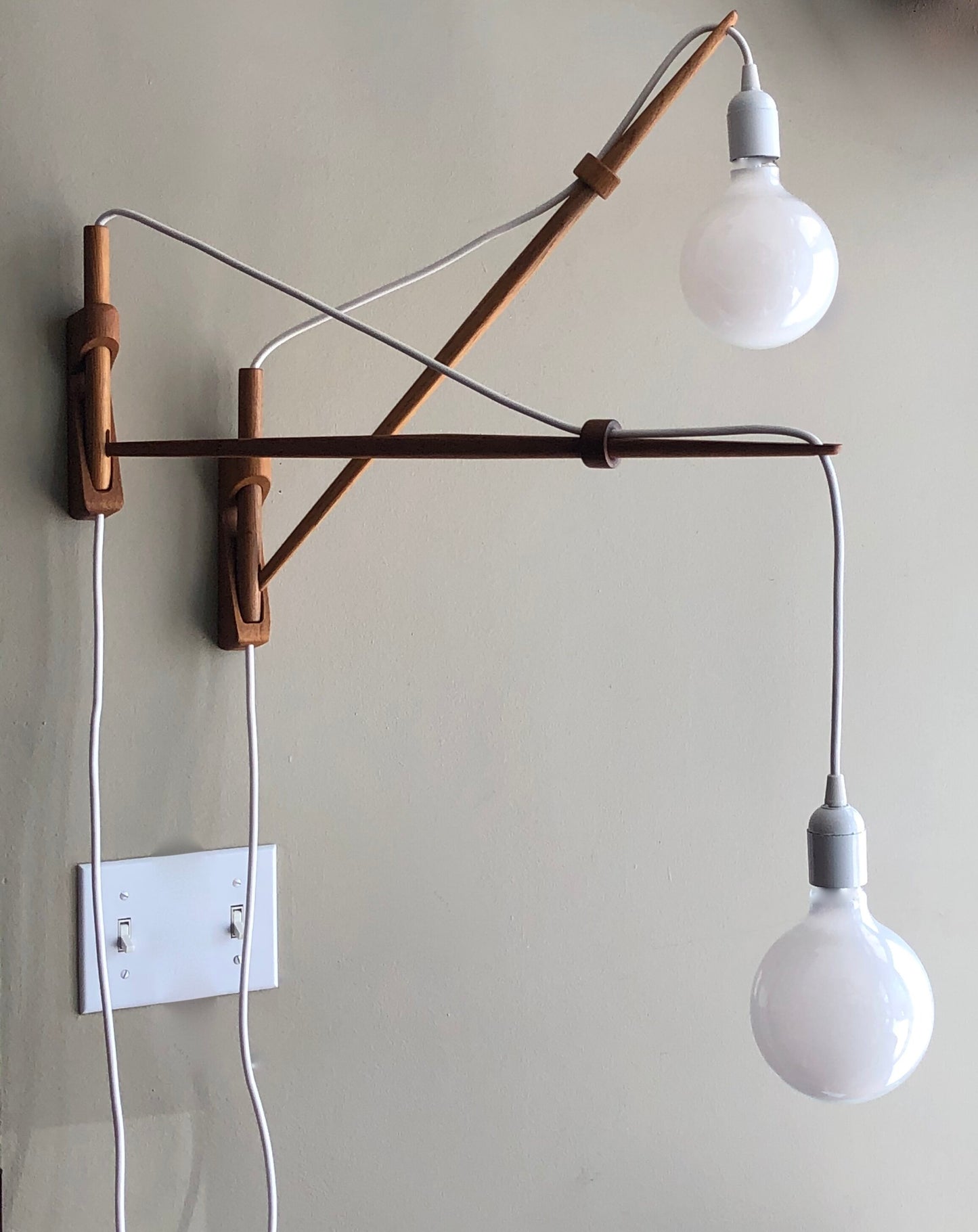 LISA JOHANSSON PAPE RARE WALL SCONCES - PAIR FINLAND