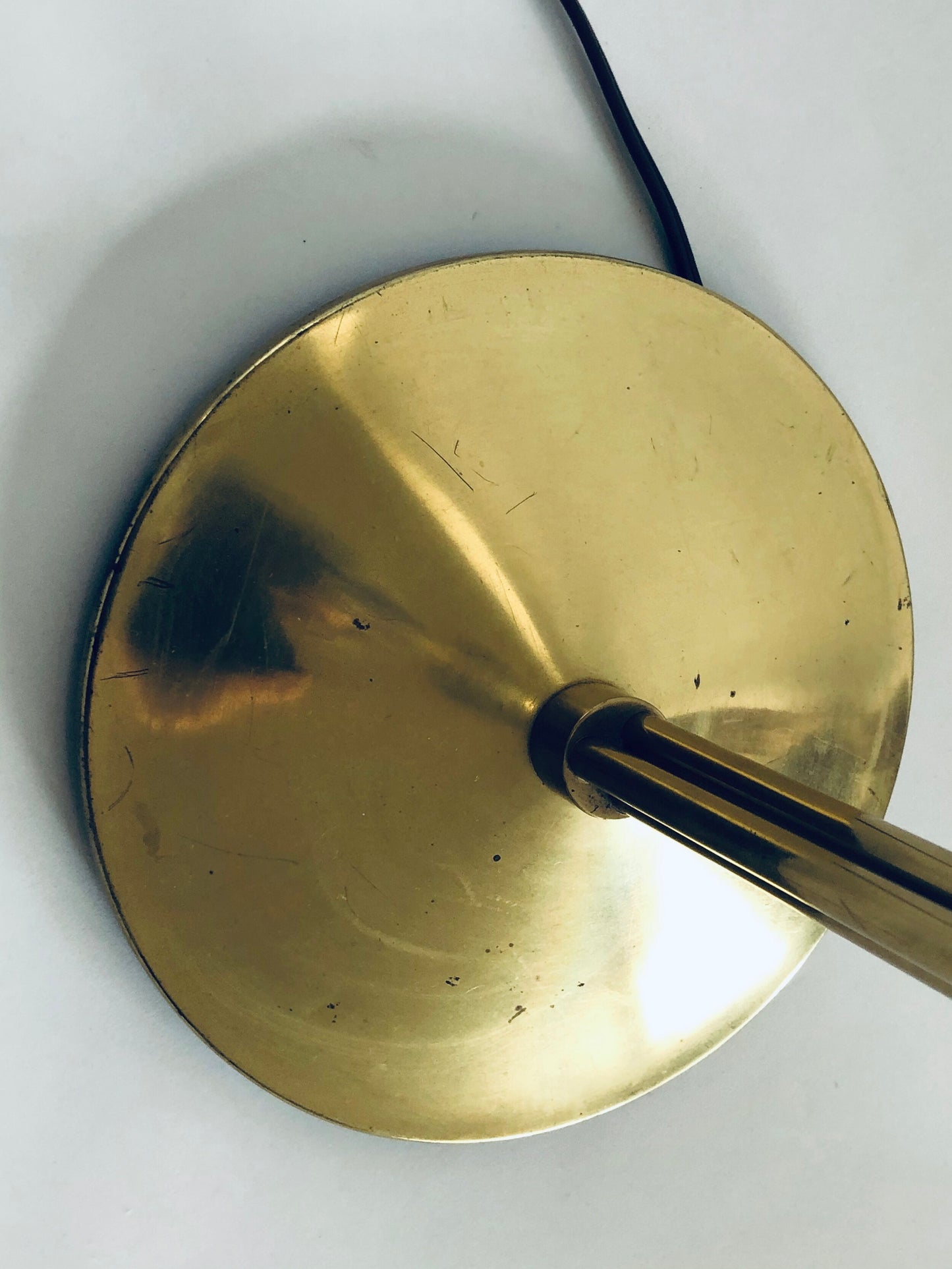 1950's ATOMIC 1960's TALL BRASS GERALD THURSTON for LIGHTOLIER FLOOR LAMP