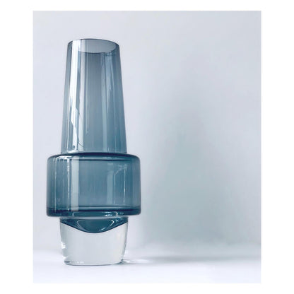 HAND MADE GLASS SCANDINAVIAN "ROCKET VASE" by INGE SAMUELSSON