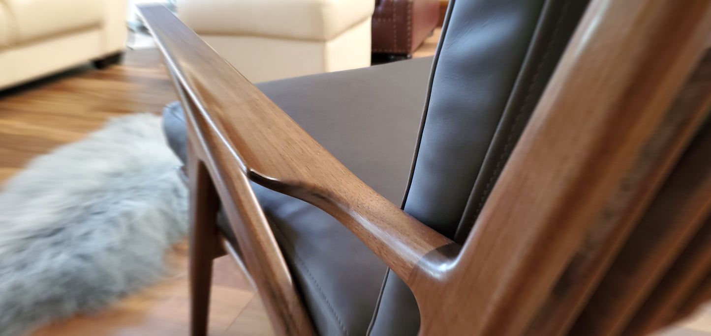 CUSTOM BUILT BESPOKE LOUNGE CHAIR EXCLUSIVELY REPRESENTED BY LOUCHE MILIEU