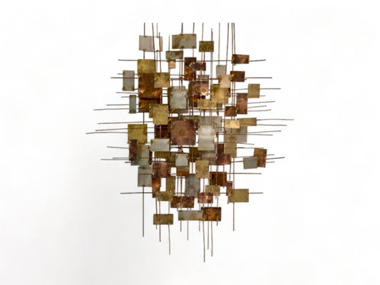BEST MASSIVE 3 LAYER MID CENTURY 3 LAYER BRUTALIST WALL ART
