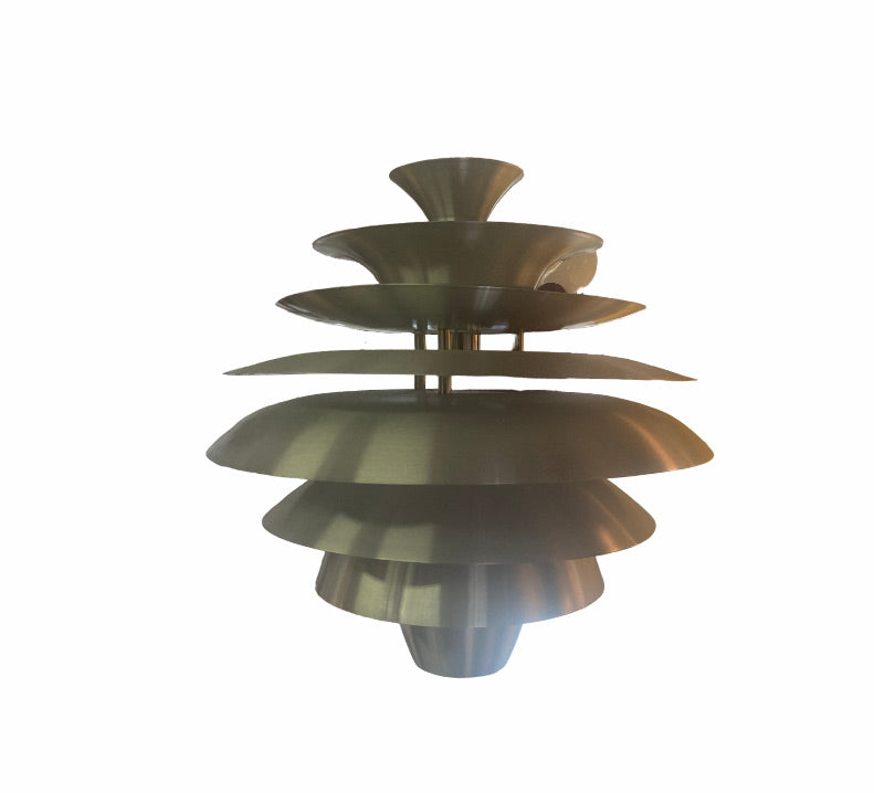 LOUIS POULSEN STYLE ALUMINIUM PENDANT LIGHT