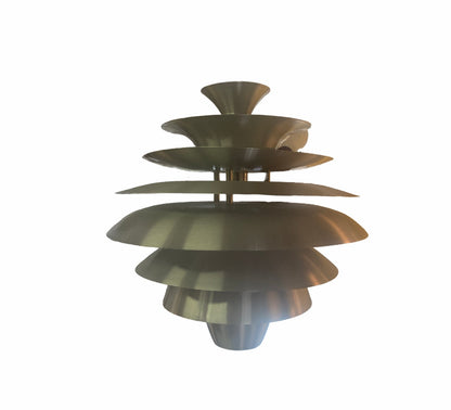 LOUIS POULSEN STYLE ALUMINIUM PENDANT LIGHT