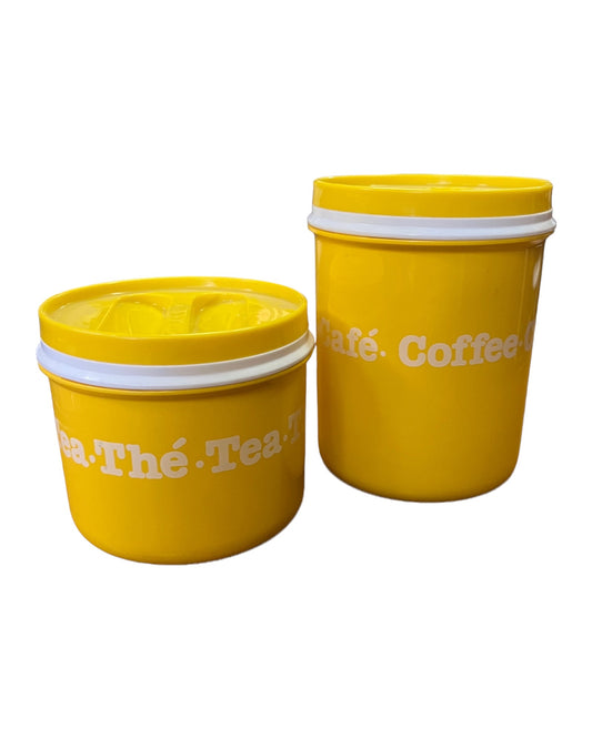 ROSTI YELLOW TEA & COFFEE CONTAINER SET