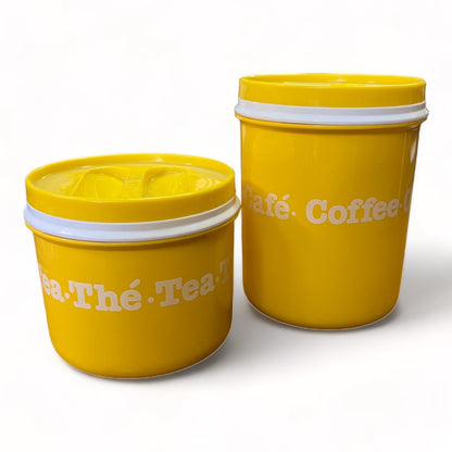 ROSTI YELLOW TEA & COFFEE CONTAINER SET