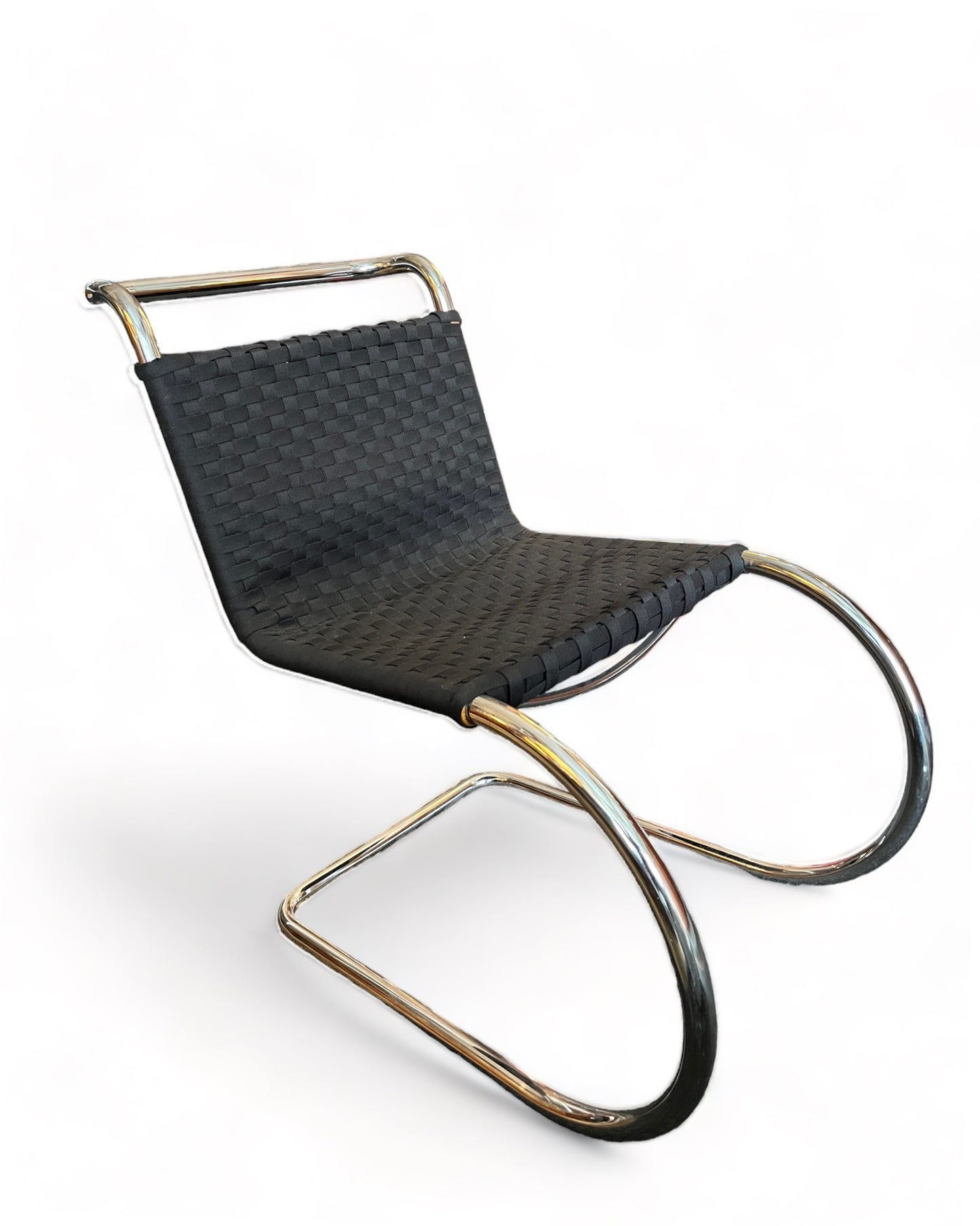 KNOLL CHROME CANTILEVER CHAIR/ Mies Van Der Rohe Mr10