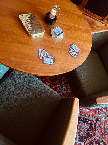 FRESHLY REUPHOLSTERED CANADIAN DESIGN R.HUBER MID CENTURY MODERN RARE PAIR BARREL LOUNGE CHAIRS