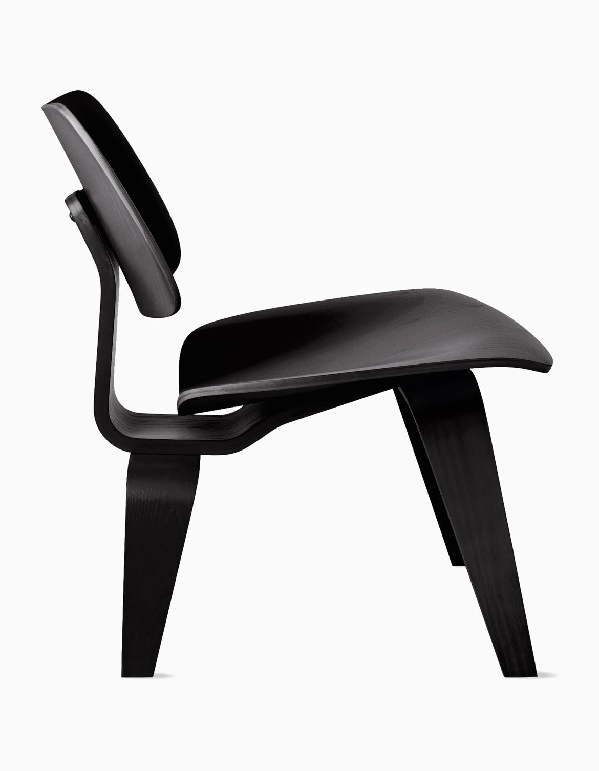 HERMAN MILLER EAMES LCW - BENT PLY WOOD LOUNGE CHAIR IN EBONY