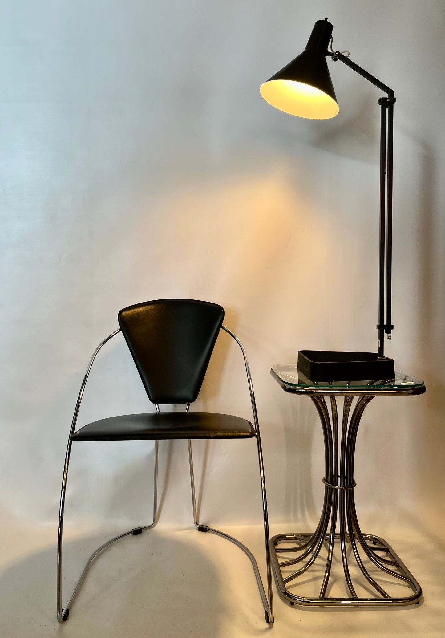 RARE LUXO NORWEGIAN ADJUSTABLE HEIGHT FLOOR/TABLE LAMP DESIGNED BY JAC JACOBSEN ?