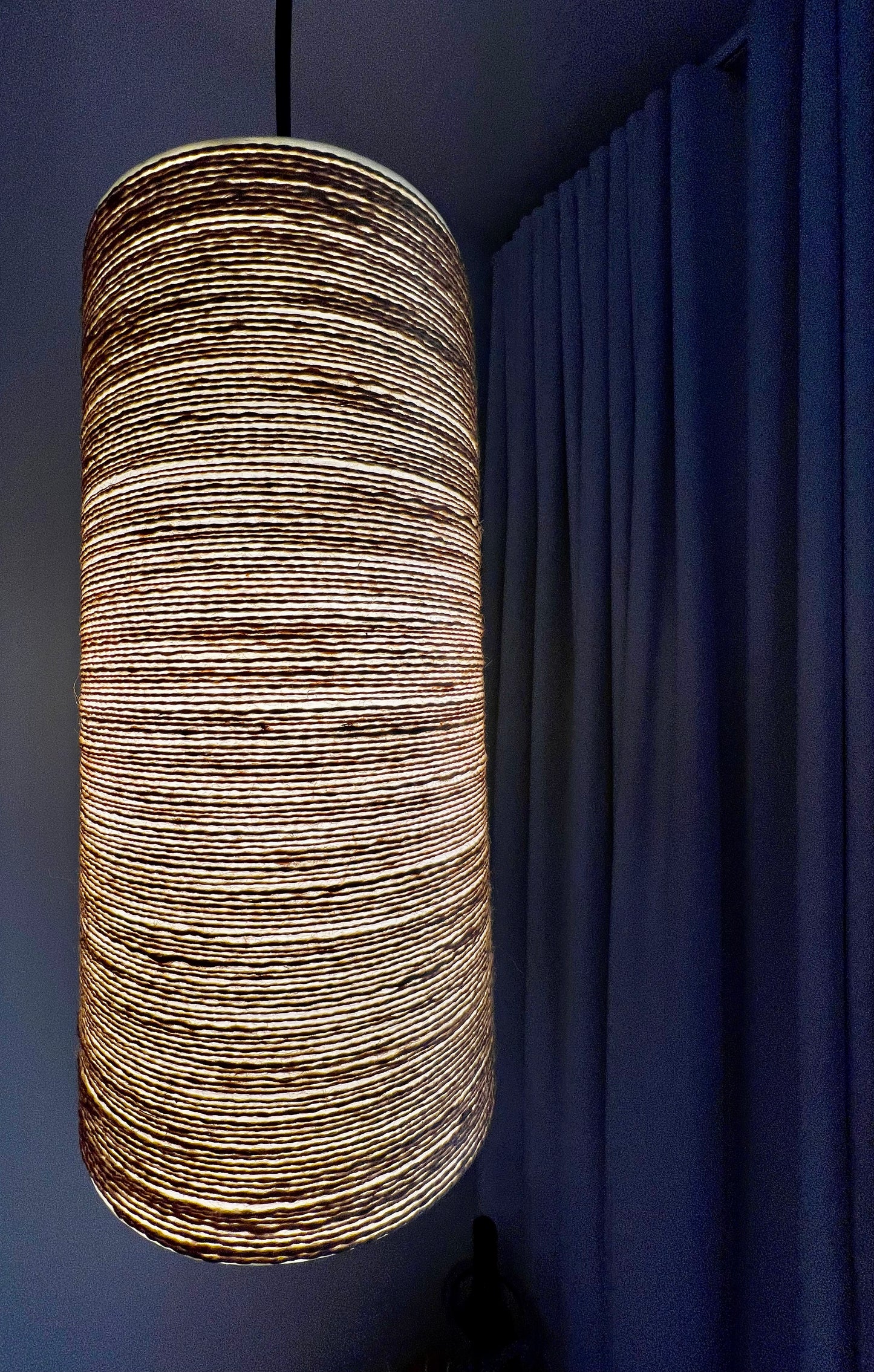 LOTTE & GUNNAR BOSTLUND PENDANT LAMP ORIGINAL FIBREGLAS SHADE