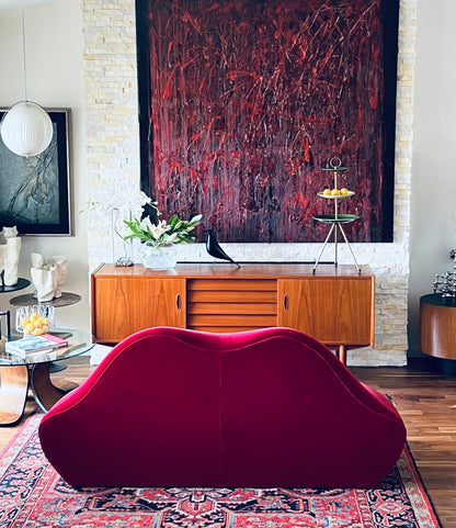 NILS JONSSON TEAK CREDENZA by TROEDS 1960s w/ OPTIONAL TOPPER SOLD SEPARATELY