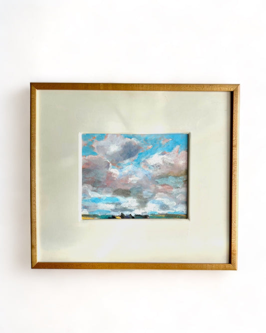 CANADIAN LISTED ARTIST JIM STOKES 'ROLLING CLOUD' ACRYLIC on PANEL PAINTING
