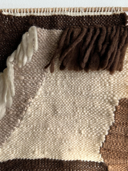 HANDWOVEN WALL HANGING by WEAVER SPINNER KATHLEEN MOUAT