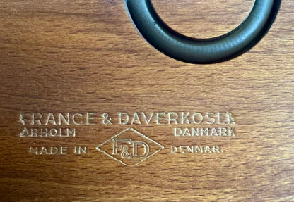 EARLY RARE PETER HVIDT / ORLA MOLGAARD SOLID WOOD SCULPTURAL ACCENT CHAIR for FRANCE & DAVORKOSEN