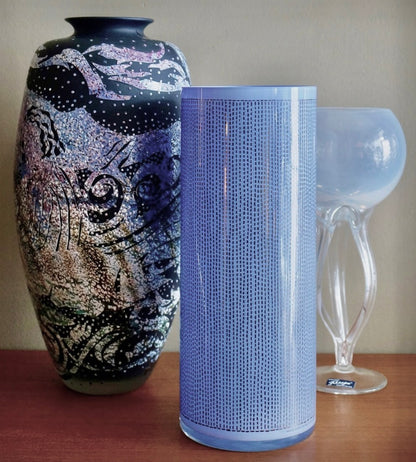 BIG THORN GLASS STUDIO OCEAN VASE by CANADIAN ARTIST JOHN KEPKIEWICZ