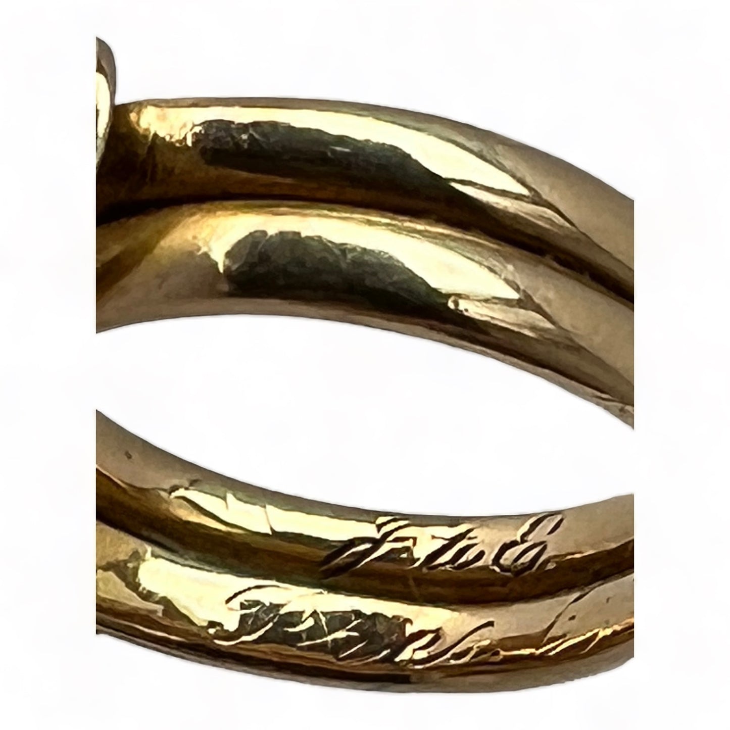 SUSPENDED WHILE SEEK UPDATED APPRAISAL on the PRECIOUS METALS/INQUIRE w/ INTEREST/ EDWARDIAN/ VICTORIAN DOUBLE SNAKE LOVE/ETERNITY OUROBOROS GOLD RING