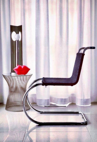 SMOKY LUCITE TABLE LAMP