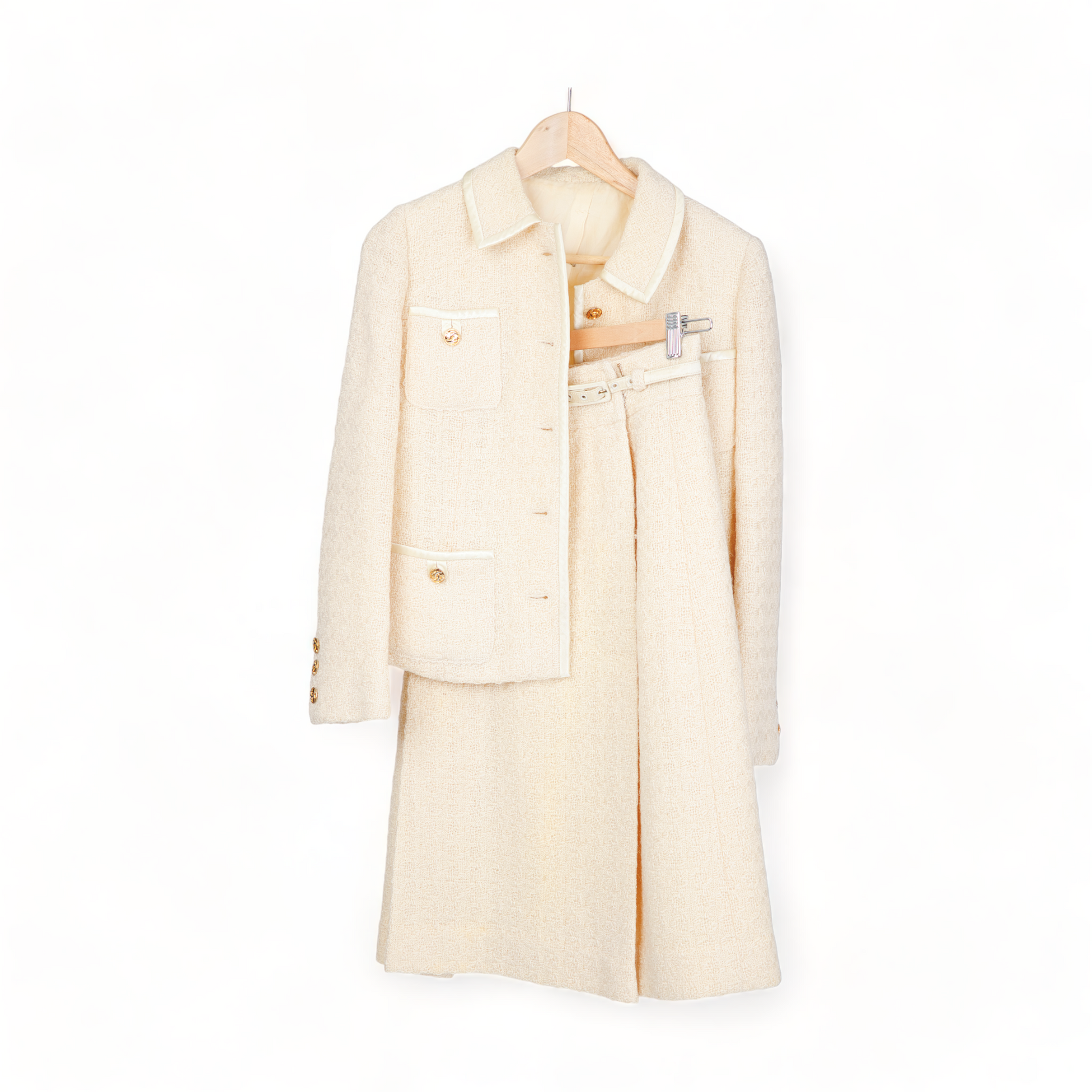 ダウンジャケット・コート +DEINET+ GOLD BOTTON TWEED JACKET IN CREAM KDBFU4S25113100F JL6A7131-PhotoRoom_35b2ba01-