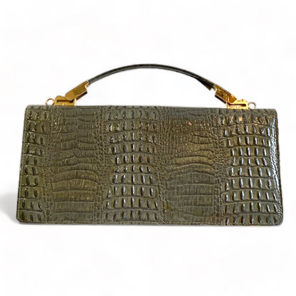 PIERRE CARDIN LEATHER CLUTCH / SHOULDER BAG