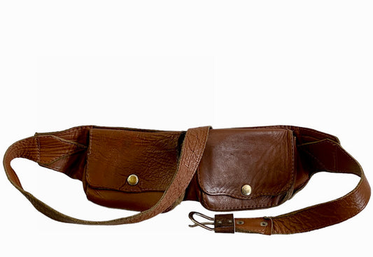 HANDMADE VINTAGE LEATHER WAIST | CROSSBODY | BELT BAG