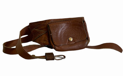 HANDMADE VINTAGE LEATHER WAIST | CROSSBODY | BELT BAG