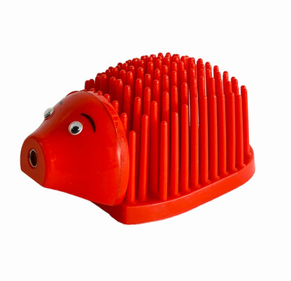 1970s-80s RED PENCIL HOLDER/SHARPENER | MAIL HOLDER 'DESK-TIDY'