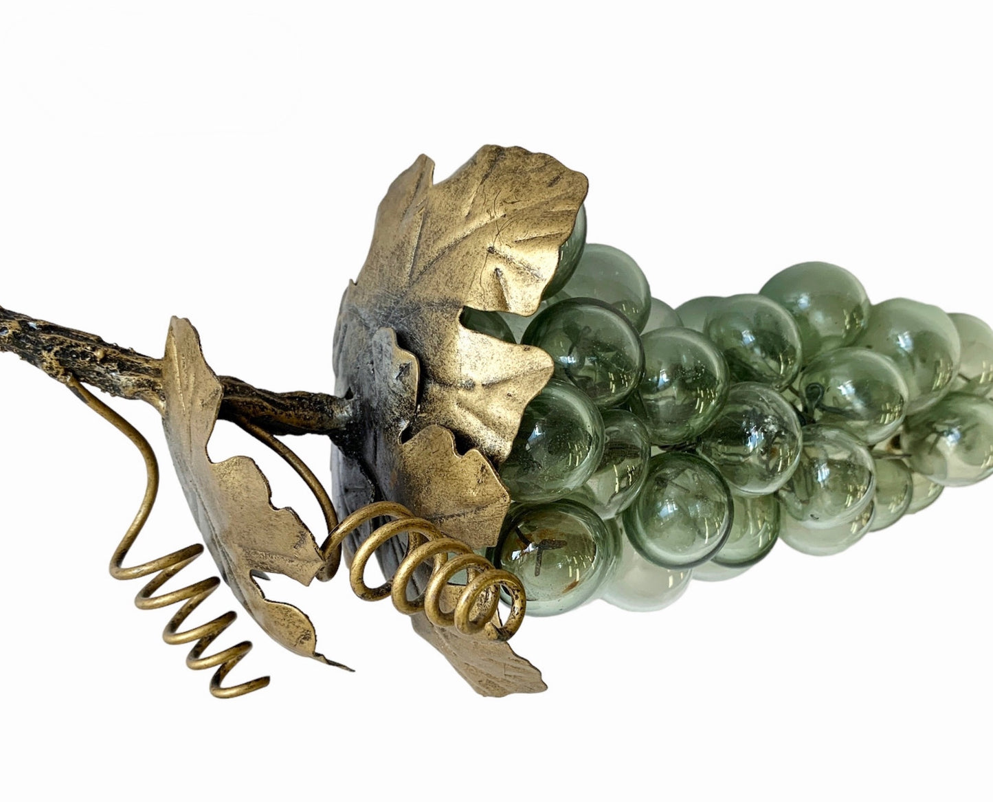 DECORATIVE RETRO HANDBLOWN GLASS GRAPE CLUSTER