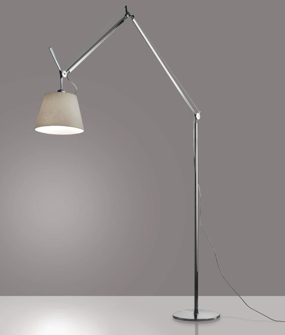 ARTEMIDE TOLOMEO MEGA POST MODERNIST ITALIAN DESIGNER ARTICULATING FLOOR LAMP