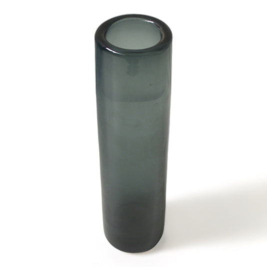 MID CENTURY DANISH 'LABRADOR' SERIES HEAVY GLASS VASE BY PER LÜTKEN for HOLMEGAARD