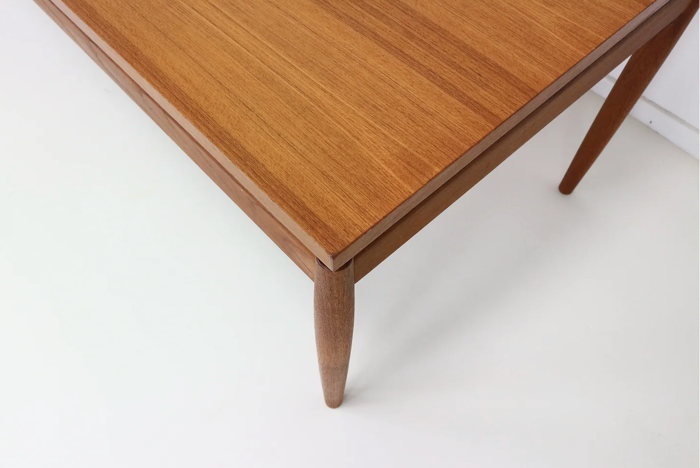 GRETE JALK for FRANCE & SON 'SAVOY SERIES' FLOATING TOP TEAK COFFEE TABLE