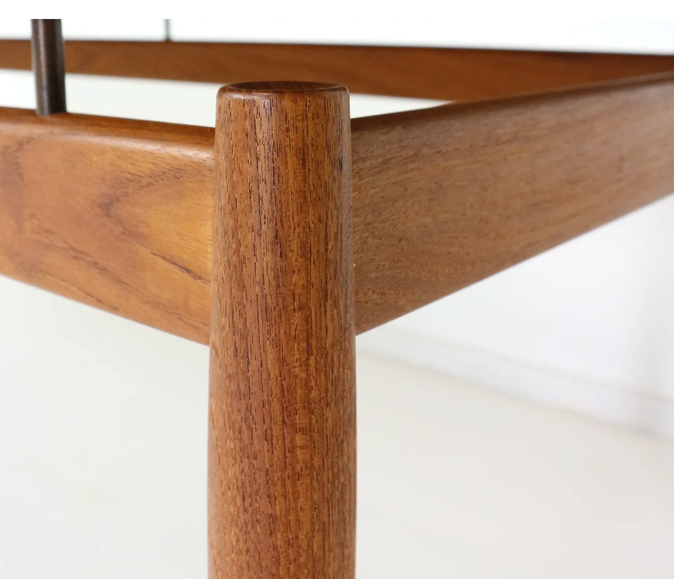 GRETE JALK for FRANCE & SON 'SAVOY SERIES' FLOATING TOP TEAK COFFEE TABLE