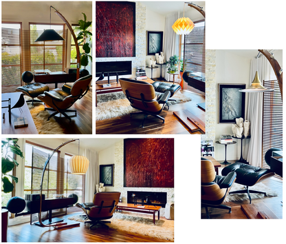 MASSIVE MID CENTURY GALAXI CANADA BENTWOOD TEAK EXTENDABLE ARC FLOOR LAMP w/ CONTEMPORARY SHADE NEW WIRING