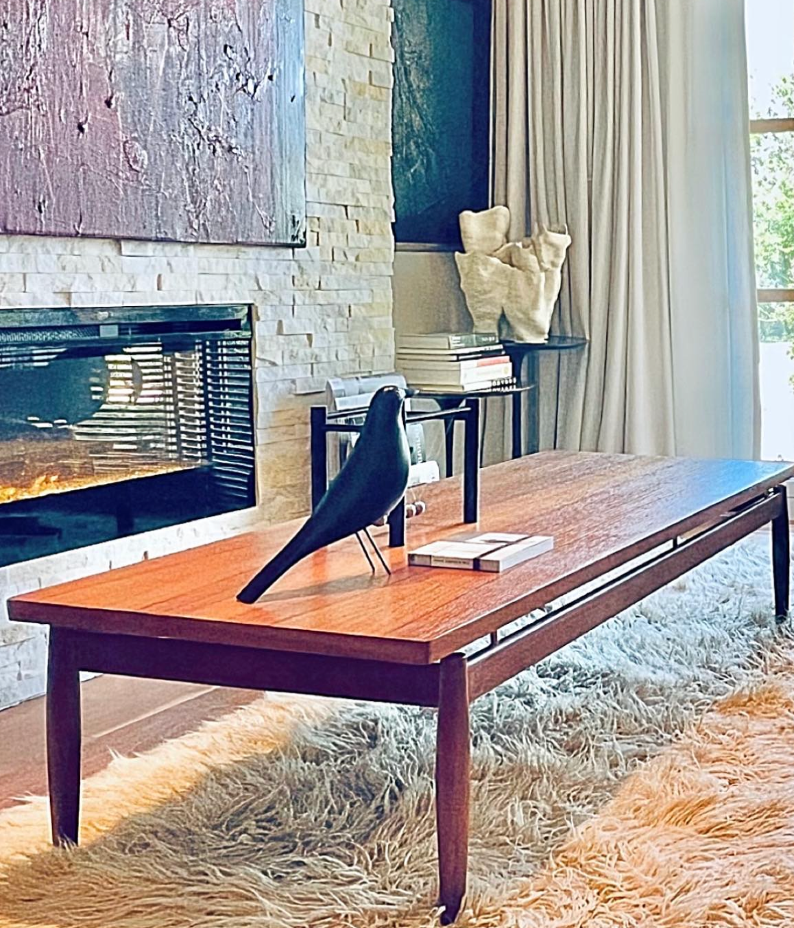 GRETE JALK for FRANCE & SON 'SAVOY SERIES' FLOATING TOP TEAK COFFEE TABLE