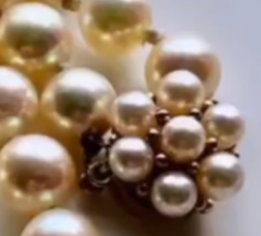 GORGEOUS REAL PEARL NECKLACE & DROP EARRINGS W/ 14KT GOLD FINDINGS