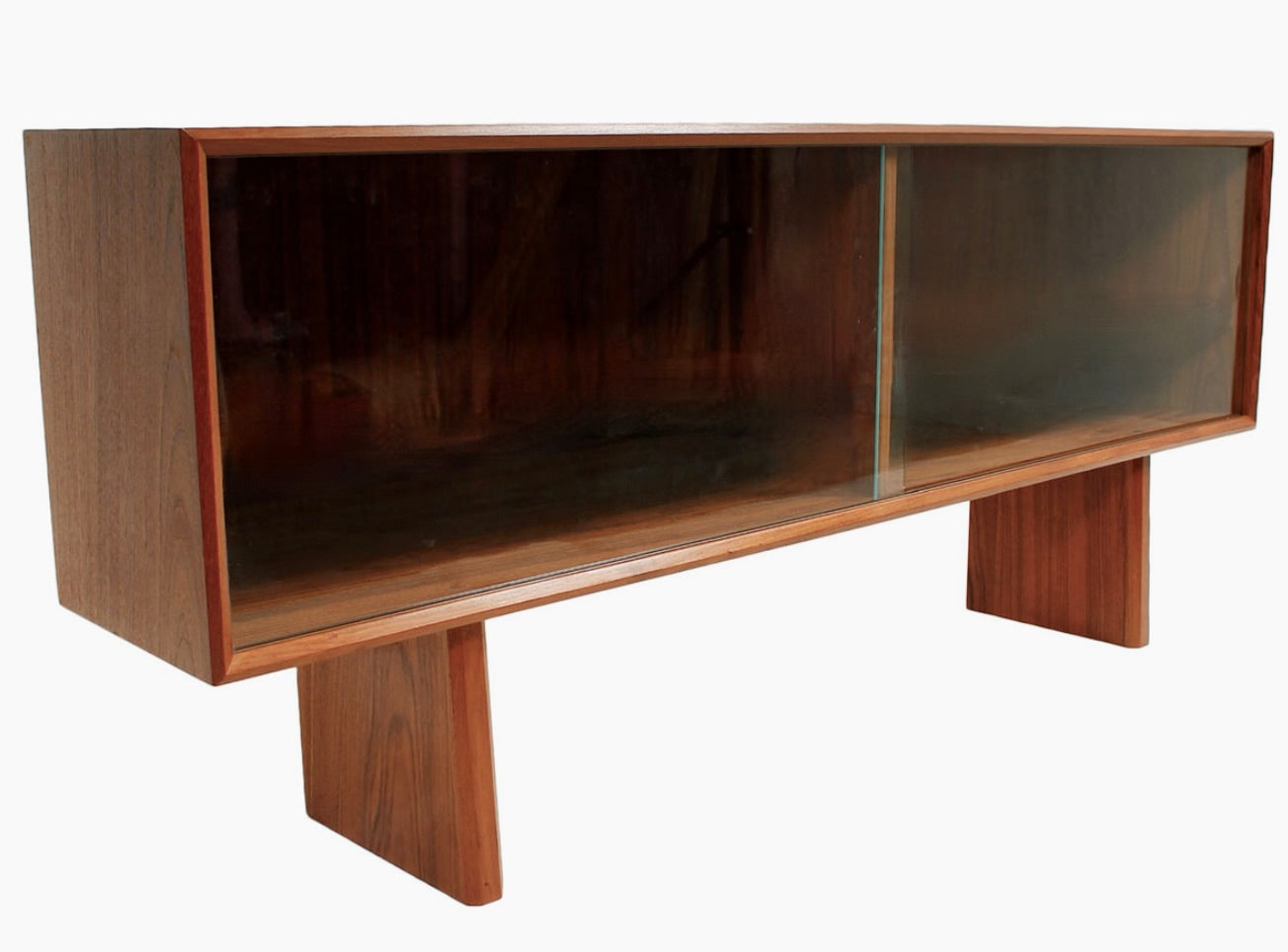 NILS JONSSON TEAK CREDENZA by TROEDS 1960s w/ OPTIONAL TOPPER SOLD SEPARATELY