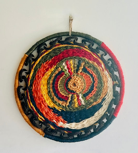 COLORFUL WOVEN HANDMADE WALL HANGING GORGEOUS COLOURWAY